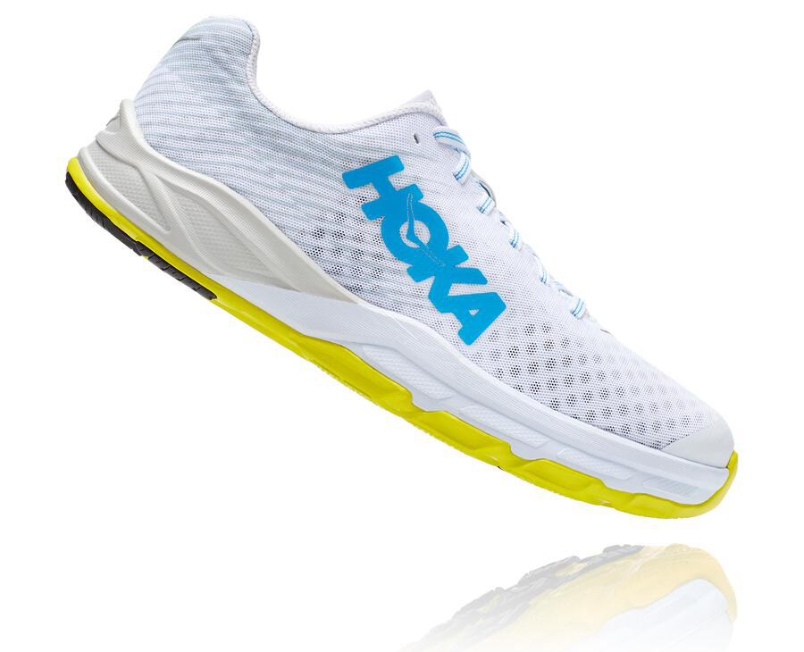 Zapatillas Running Hoka One One Hombre - Evo Carbon Rocket - Blancas - XVJ714062